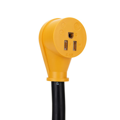 Camco Power Grip RV 12" 30Amp Circuit Analyzer Dogbone - Integrated Surge Protection [55461]