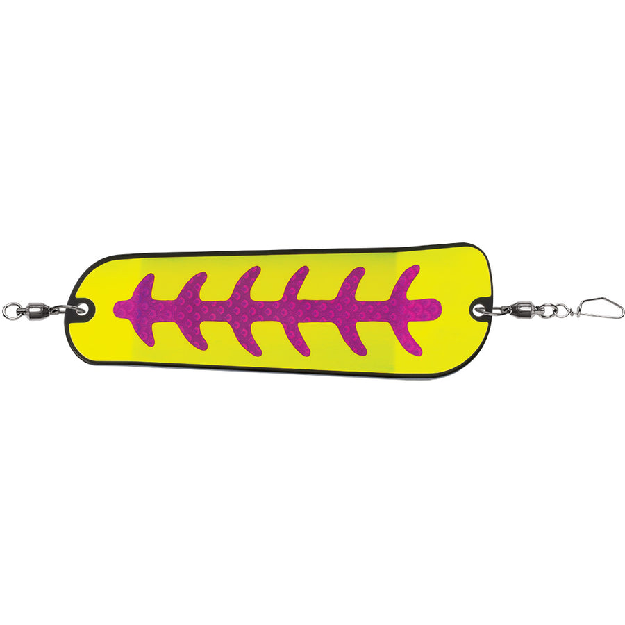 Luhr-Jensen Money Roll Flasher - 8-1/4" - Nuclear Carbon Glow [5860-008-1758]