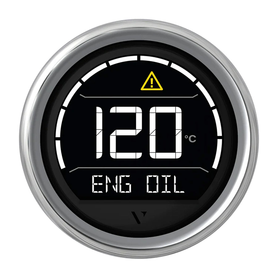 Veratron VL Digital 52 w/Round Chrome Bezel [B00205704]