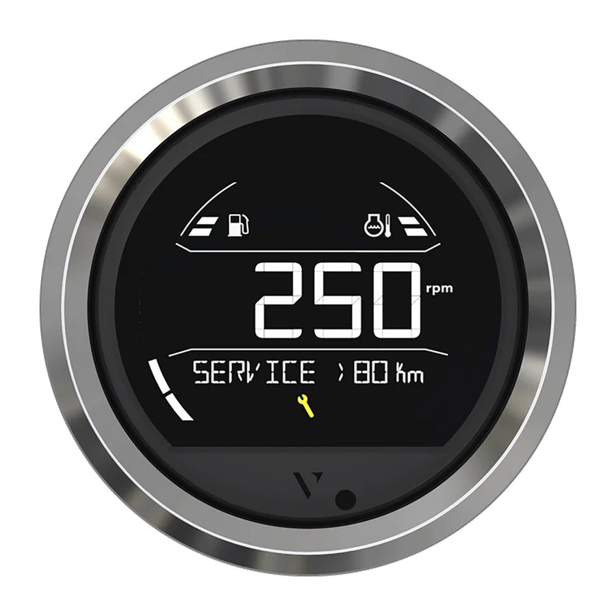 Veratron VL Digital 85 w/Triangular Chrome Bezel [B00205803]