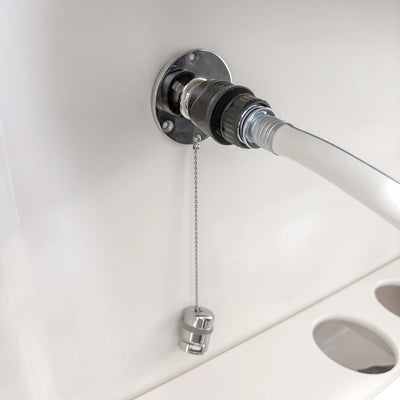 Flushmaster Quick Connect Water Fitting 1/2" Barb [SM-QCWFSS12]