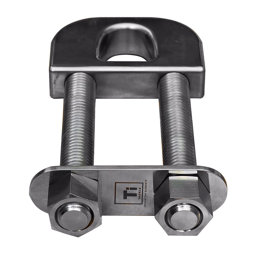Ti-Tackle Titanium Bow D Ring - 4" Long Stud [TT-BOW-DRING]