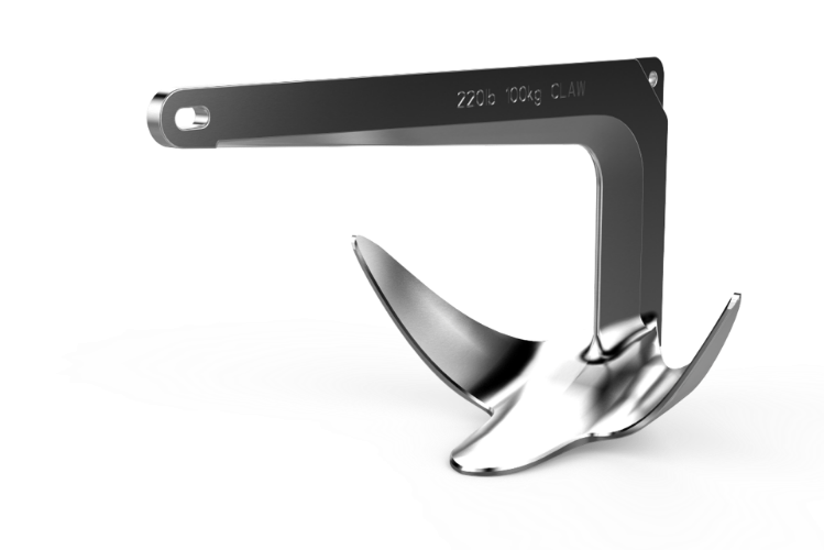 Lewmar Stainless Steel Claw Anchor 4.4 lbs. (2 kg)