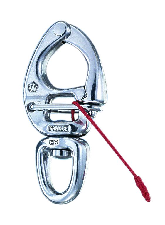 Wichard 3 17/32" Quick Release Snap Shackle "HR" w/ Swivel Eye