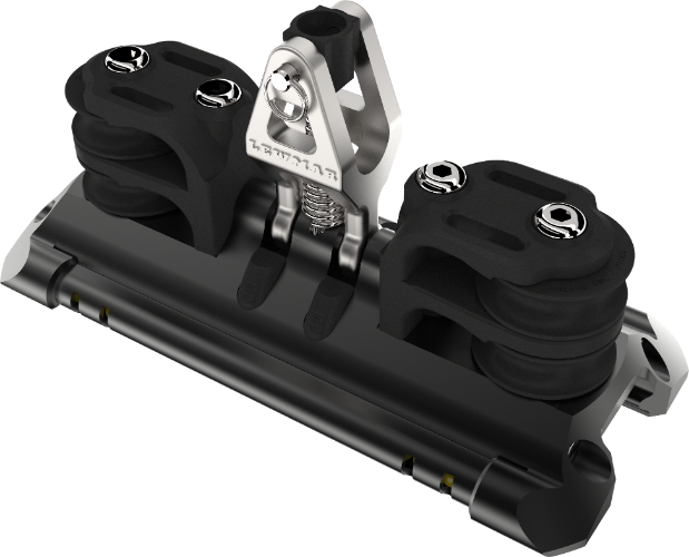 Lewmar Size 2 TB Car w/ Upstand & Double Pair CL Sheaves