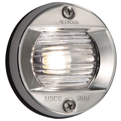 Attwood Vertical, Flush Mount Transom Light - Round [6356D7]