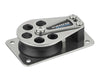 Schaefer Flat Base Aluminum Sheave Cheek Block