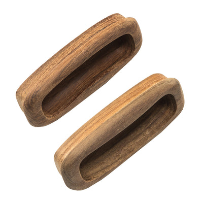 Whitecap Teak Rectangular Drawer Pull - 3-1/4"L - 2 Pack [60135-A]