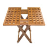 Whitecap Teak Grate Top Fold-Away Table [60030]