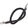 Ancor Battery Cable Assembly, 2 AWG (34mm) Wire, 5/16" (7.93mm) Stud, Black - 18" (45.7cm) [189140]