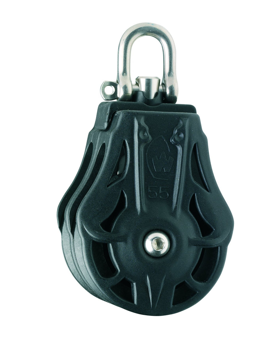 Wichard Double 2 11/64" (55mm) Block w/ Swivel Head