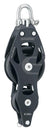 Harken 80mm Aluminum Element Fiddle Block w/ Swivel & Becket