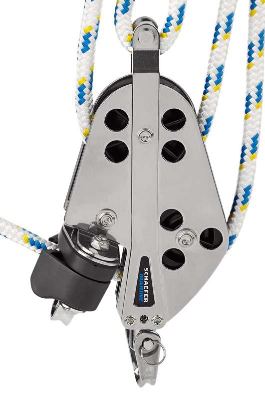 Schaefer Stainless Fiddle Block with Cam and Becket