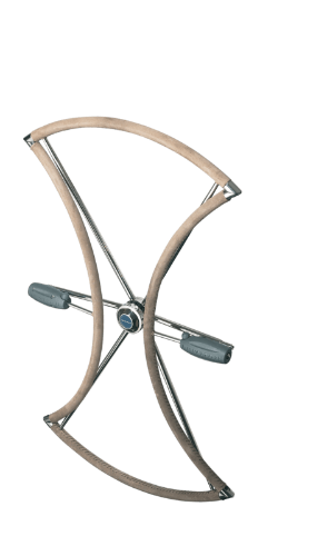 Lewmar 36" 6-Spoke Dual Hub Folding Wheel w/ Hide Cover