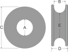 Tylaska 1/2" FR3 Low Friction Ring