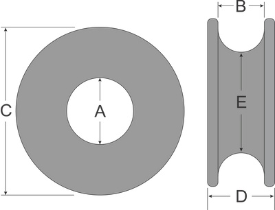 Tylaska 1 1/4" FR8 Low Friction Ring