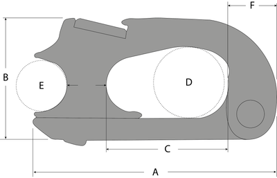 Tylaska 4.06" J30 J-Lock Shackle