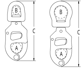 Ronstan Series 300 Triggersnap Shackle w/ Small Bail