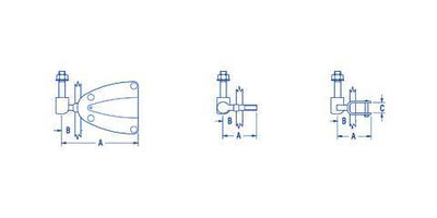 Ronstan Batten Receptacle Link, RC00140 Receptacle