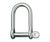 Ronstan Wide Dee Shackle w/ 1/2" Pin