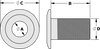 Tylaska RB10-S 10mm Single Rope Bushing