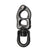 Tylaska 3 7/16" T8 Standard Bail Snap Shackle with Black Oxide Finish