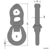 Tylaska T16 Standard Bail Snap Shackle