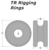 Tylaska TR20 Low Friction Rigging Ring