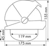 Plastimo Offshore 135 Compass (Flush Mount)